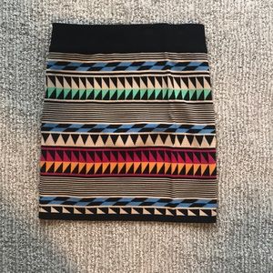 Tribal mini skirt